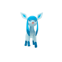 Pokémon Glaceon close-up highlighting articulation joints for versatile posing.