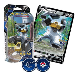 Pokémon GO Melmetal V Battle Deck metal coin offers tactile heft and game flair.