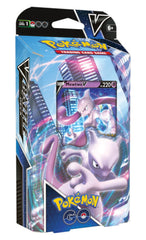 Pokémon GO Mewtwo V Battle Deck playmat for solo and guided play.