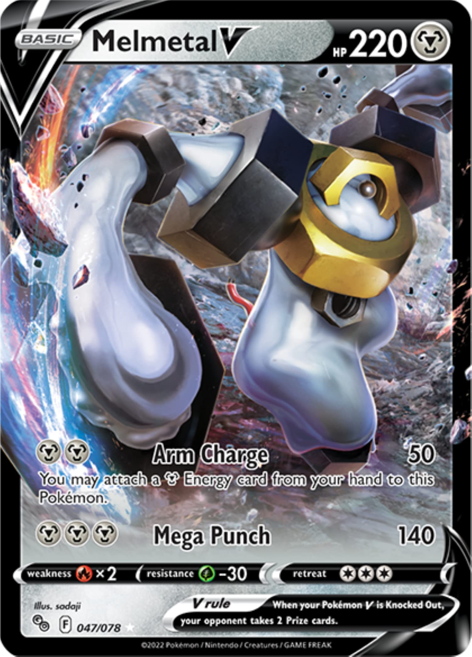 Mewtwo V portrait from Pokémon GO deck highlights psychic reach for strategic combos.