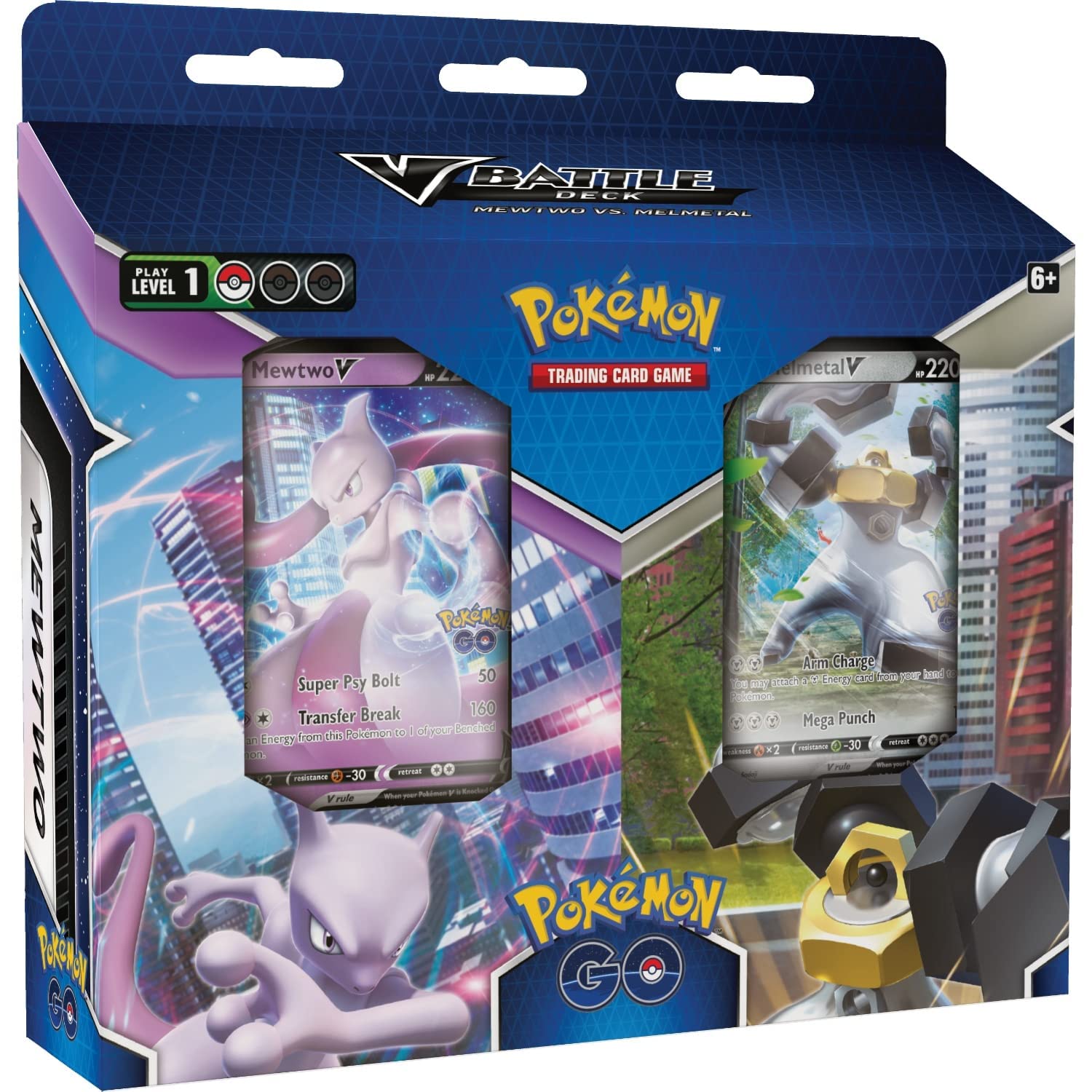 Pokémon GO Battle Deck Mewtwo vs Melmetal booster packs for expanded play
