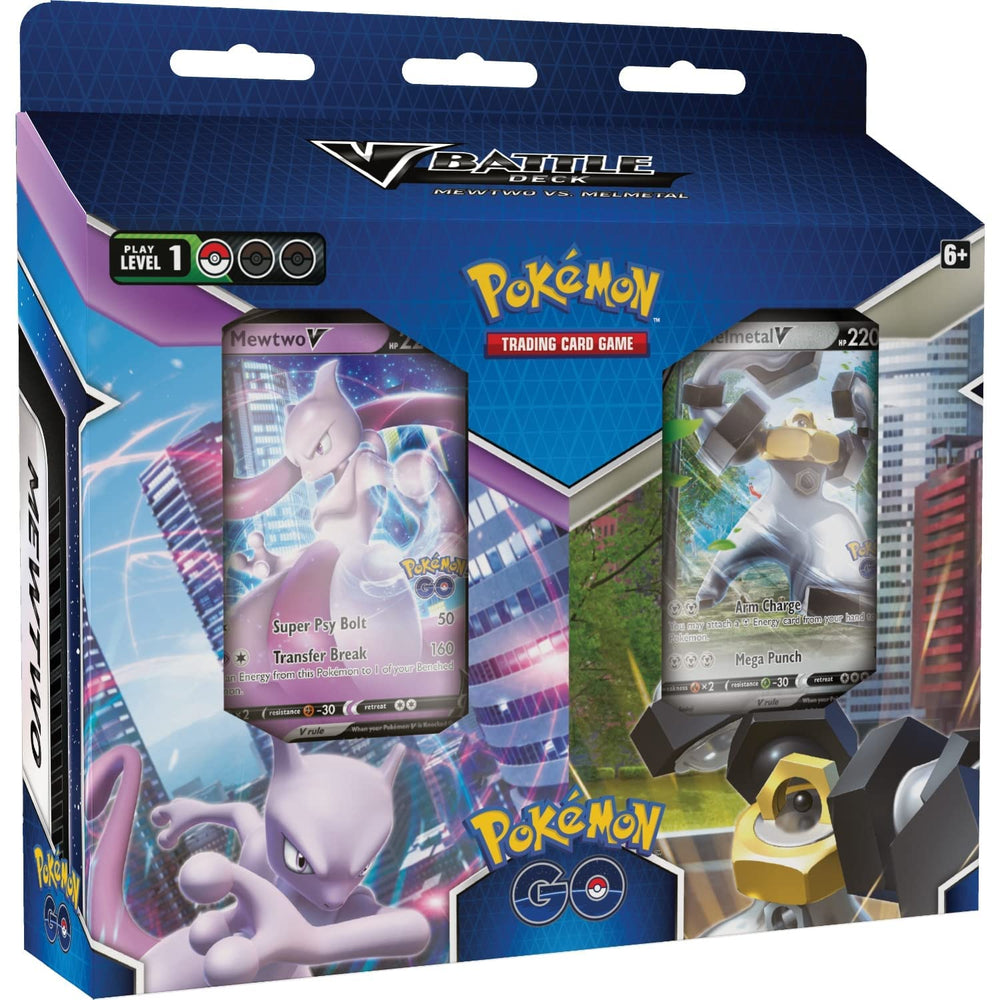 Pokémon GO Battle Deck Mewtwo vs Melmetal booster packs for expanded play