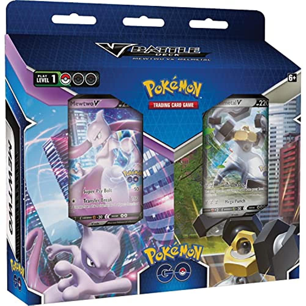 Pokémon GO Battle Deck Mewtwo vs Melmetal: foil Pokémon V for dynamic battles