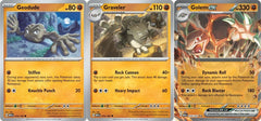 Pokemon Golem ex 076/165 card front for display and trading among collectors