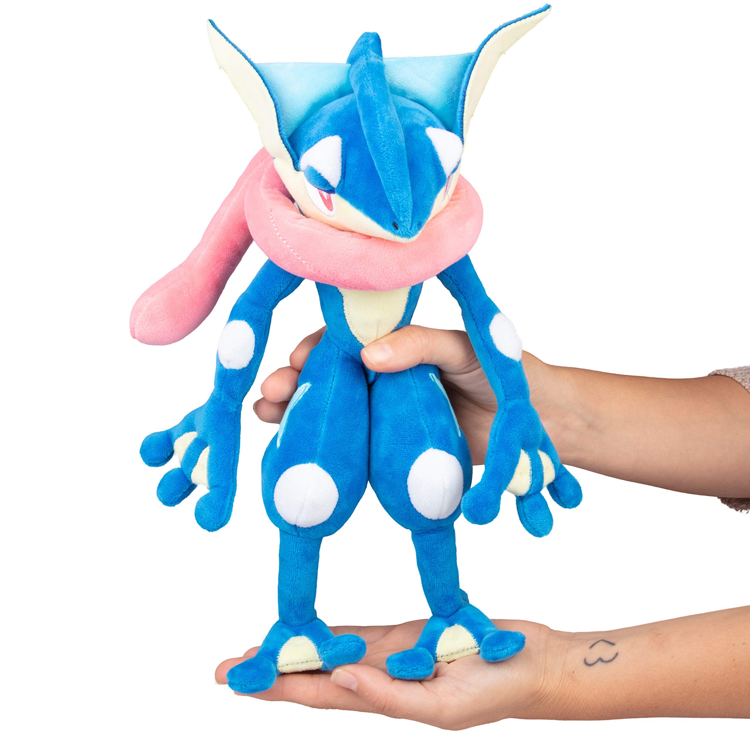 Soft, durable Greninja plush makes a great gift for fans.