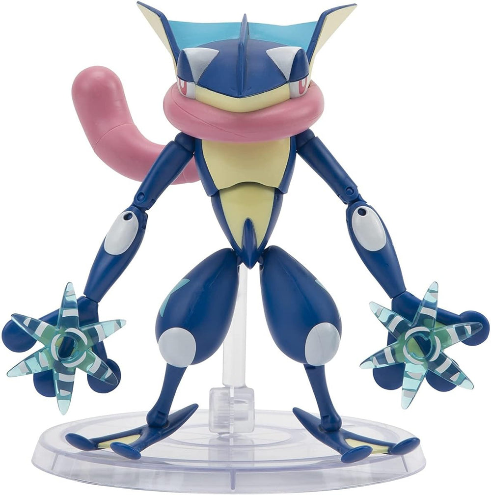 Pokémon Greninja 6-inch super-articulated figure for dynamic posing and display.