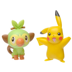 Pokemon Grookey 2-inch figure ready for imaginative battles.