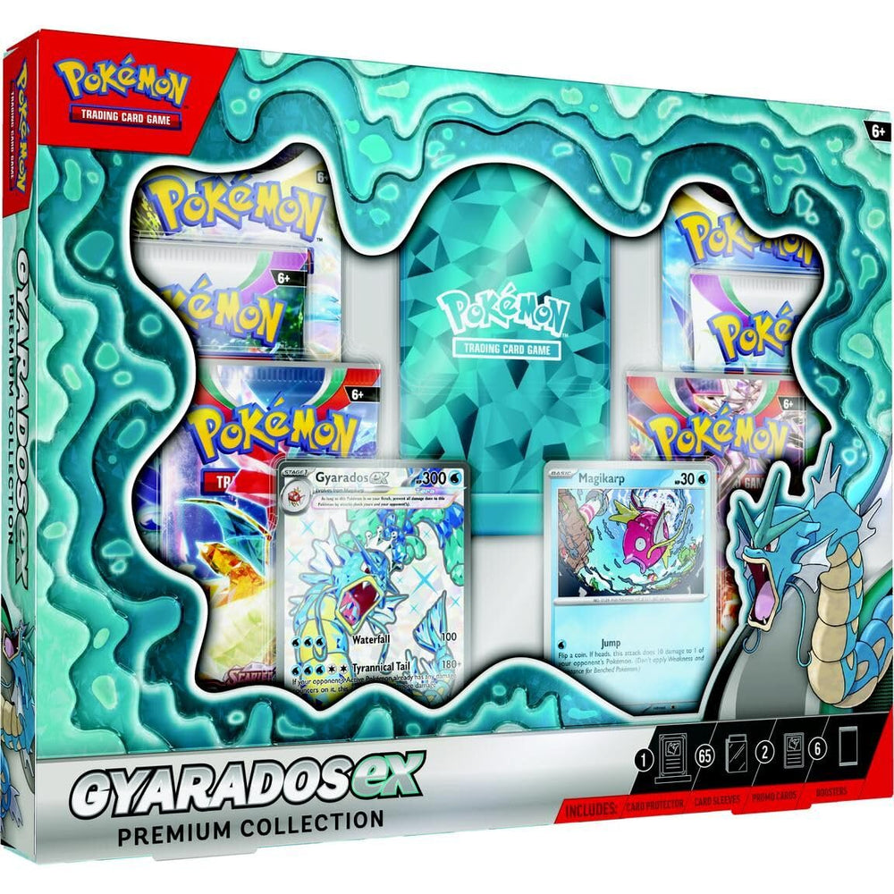 Pokémon Gyarados EX Premium Collection cover with premium packaging for display and gifting.