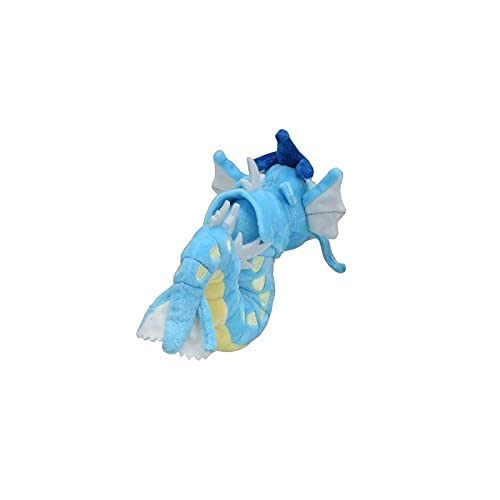 Pokemon Gyarados Sitting Cuties plush, back view, durable fabric for long-lasting decor.