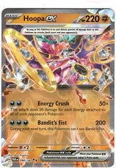 Pokémon Hoopa ex card from Paradox Rift, Tera Double Rare, ideal for collectors and battles