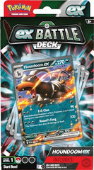 Pokémon Houndoom ex Battle Deck box packaging ready for transport.