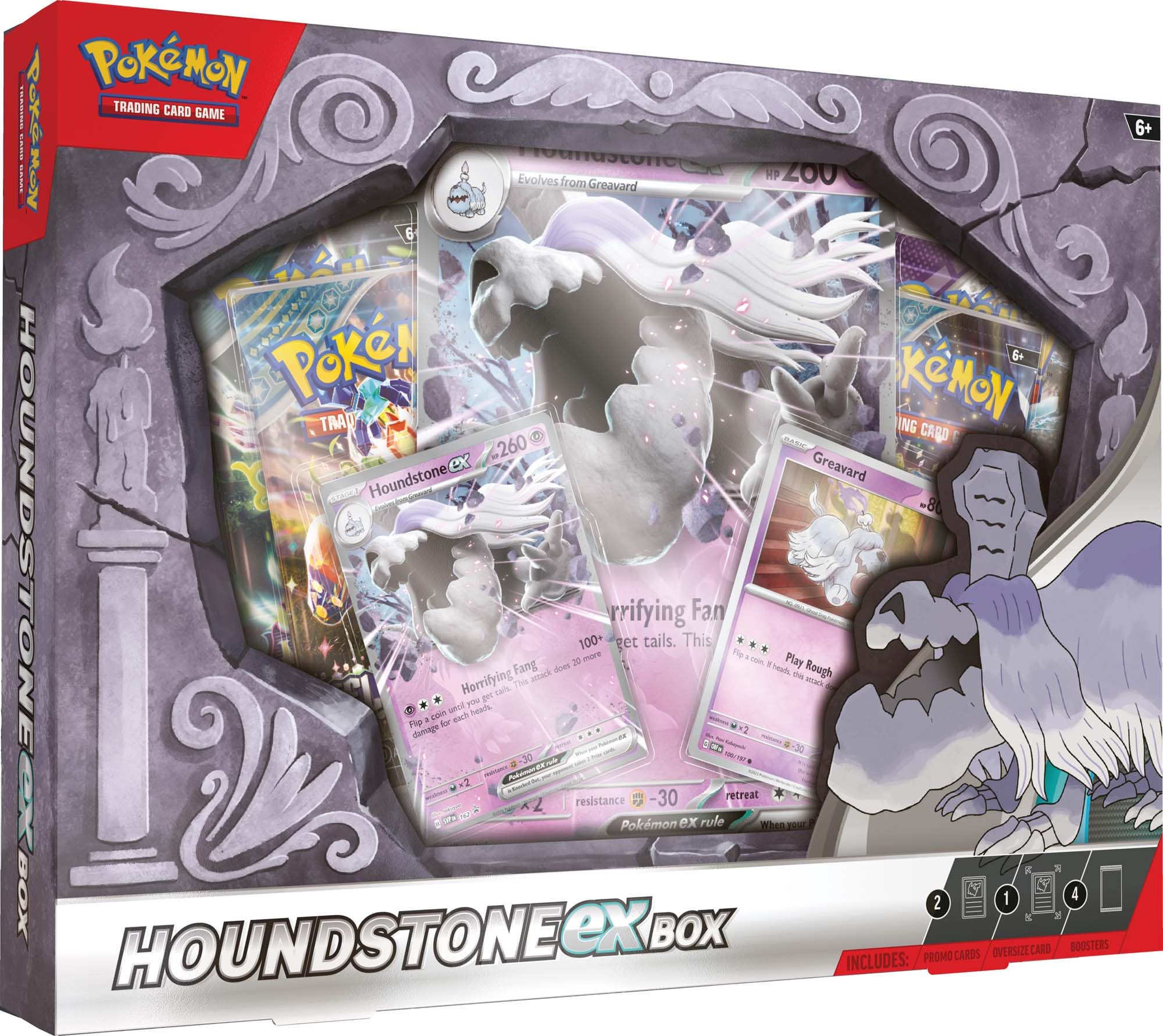 Pokémon Houndstone ex promo foil card for collectors and deck-building ideas