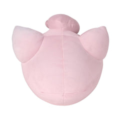 Friendly Jigglypuff face detail encourages gentle play and storytelling