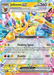 Pokémon Jolteon foil single card ideal for display and collection.