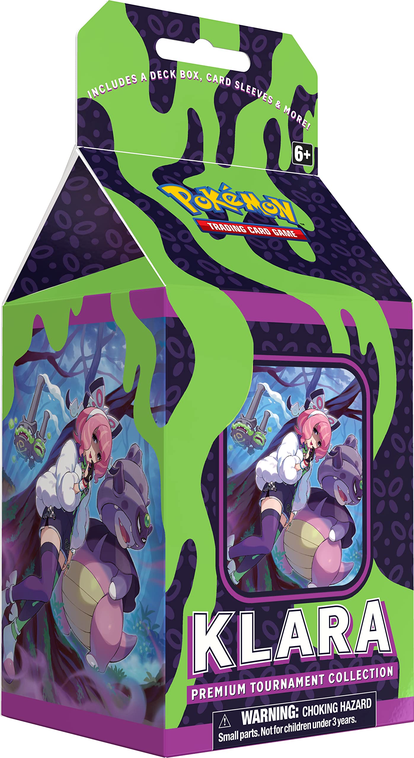 Pokémon Klara premium collection full-art foil Supporter card for display and collection