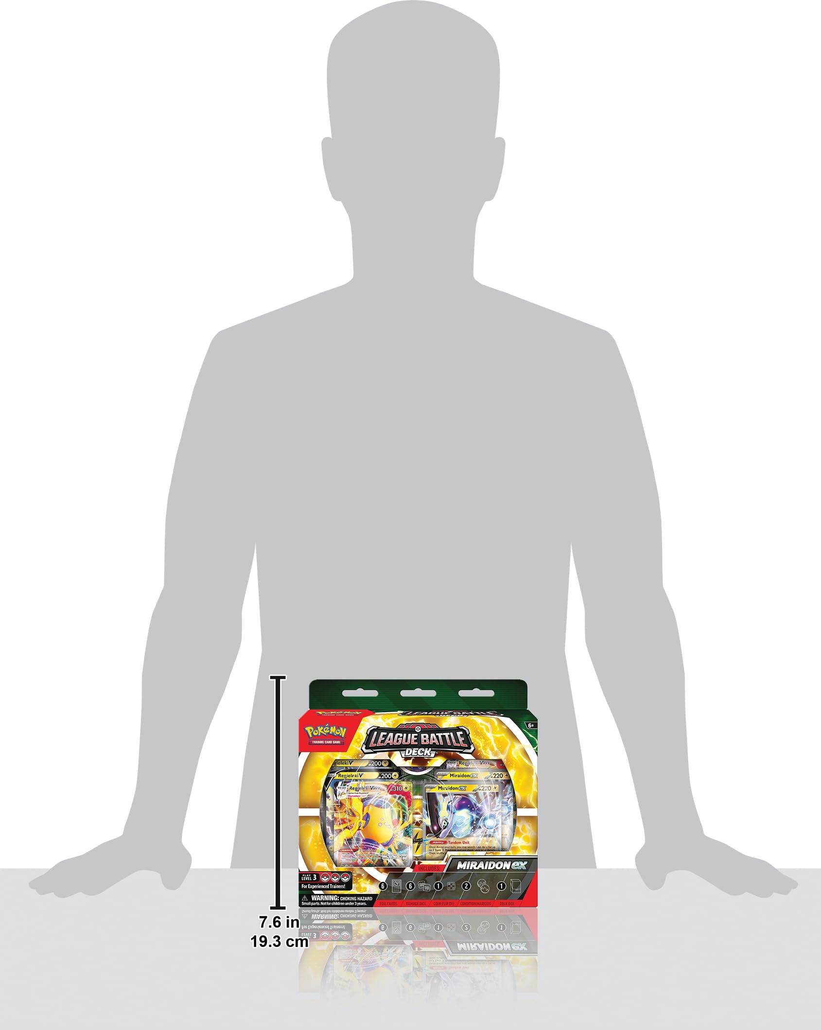 Pokémon League Battle Deck packaging on display