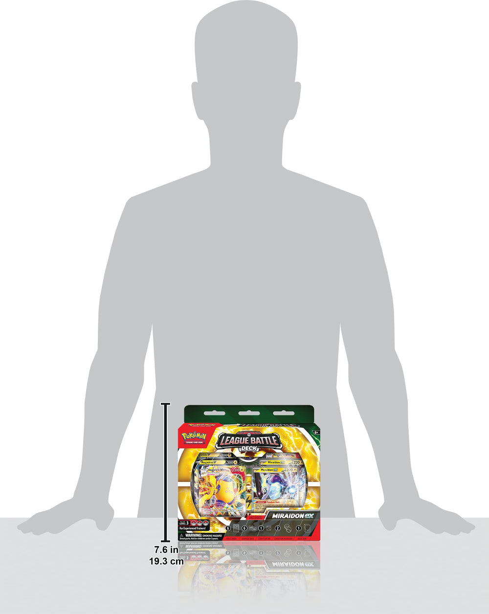 Pokémon League Battle Deck packaging on display