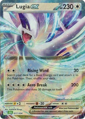 Pokémon Lugia ex holo foil trading card for collection and display.