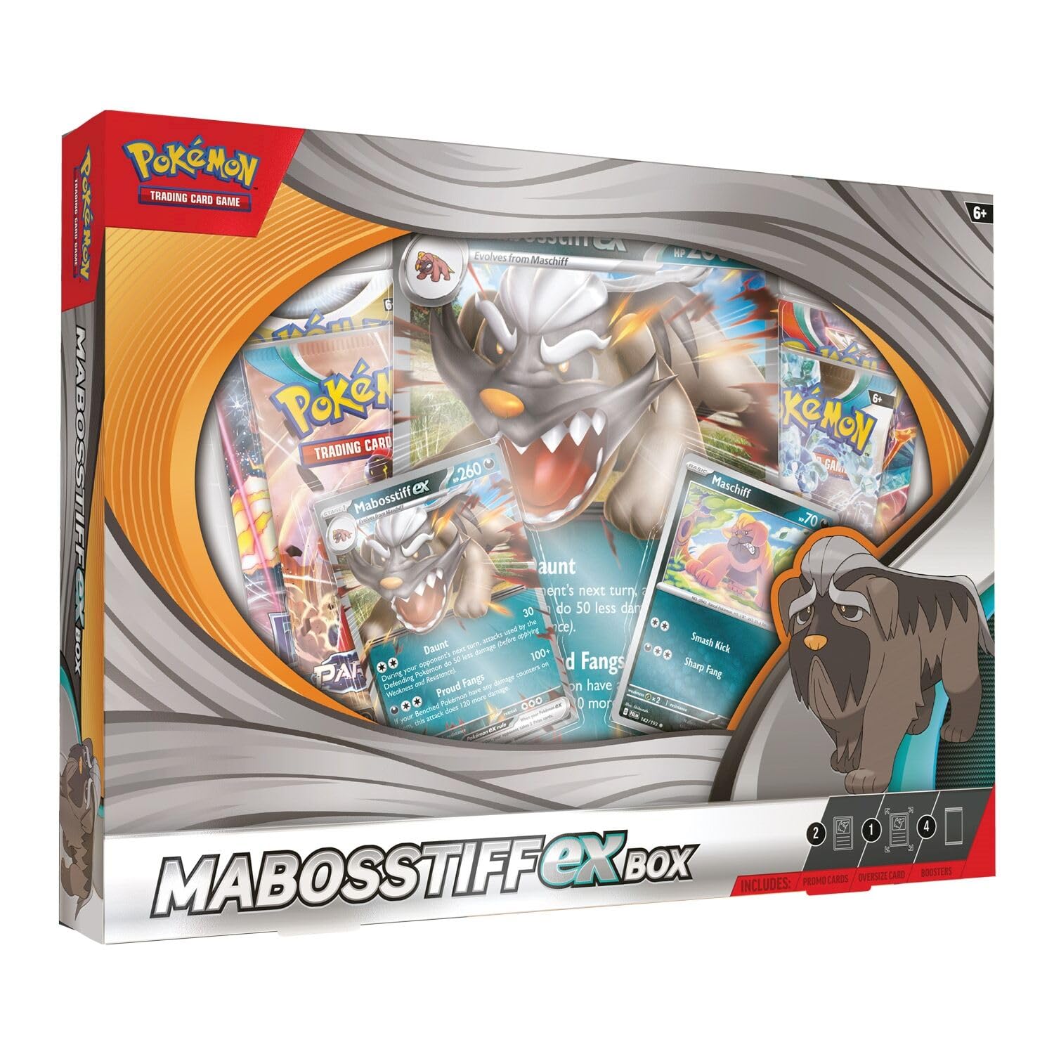 Mabosstiff ex foil promo card for collectible battles and deck building