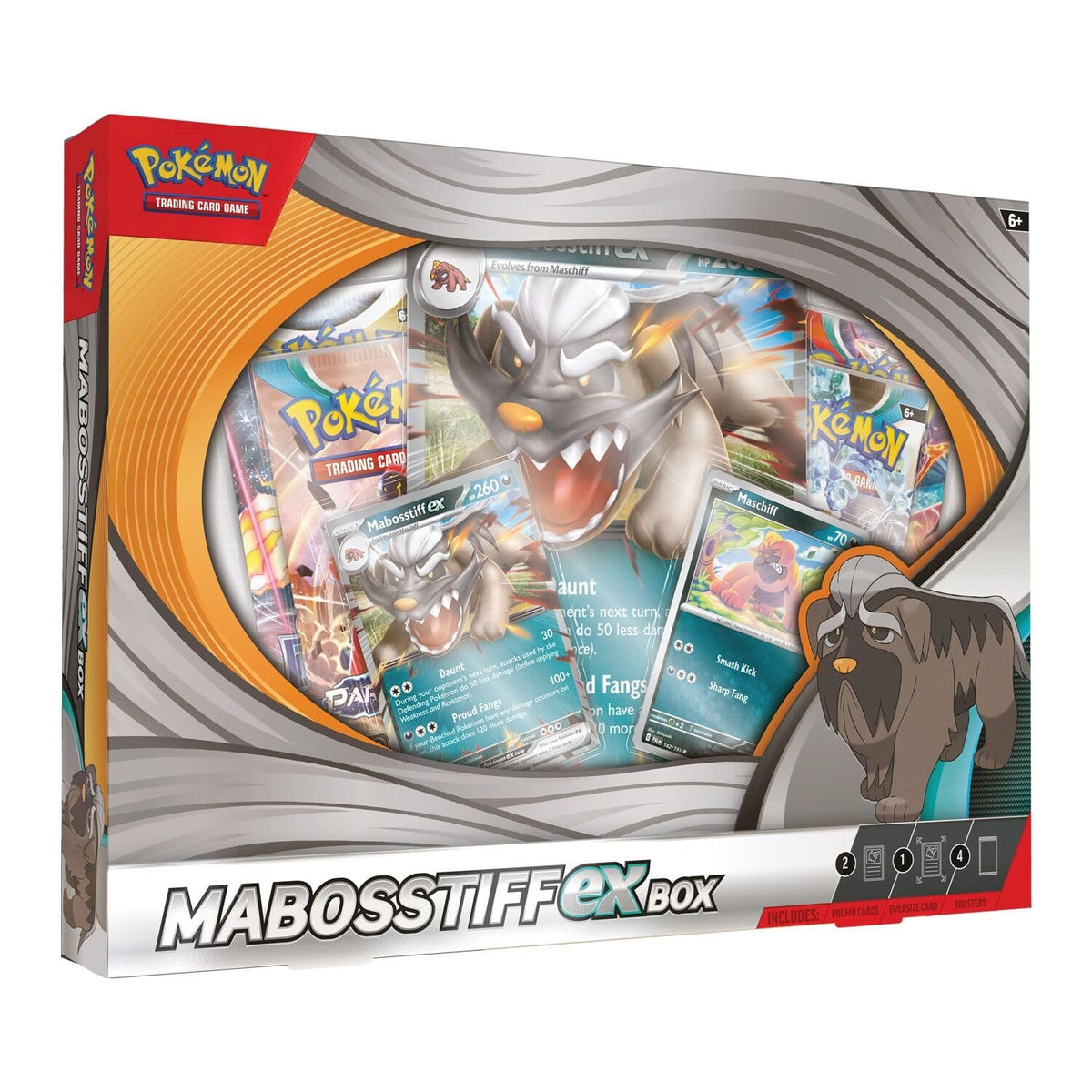 Mabosstiff ex foil promo card for collectible battles and deck building
