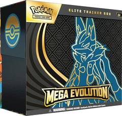 Pokémon Mega Evolution box packaging on display for collectors.