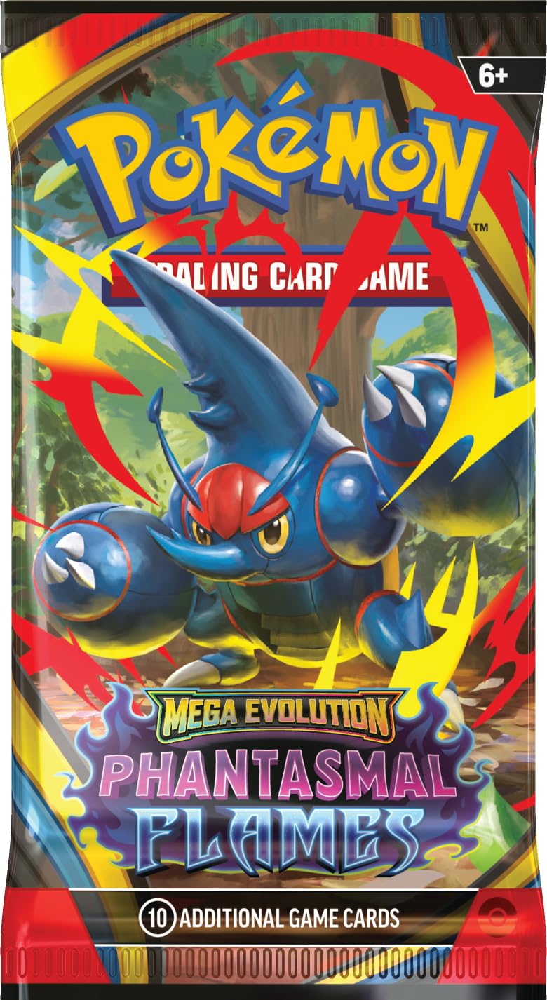 Pokémon TCG Mega Evolution Phantasmal Flames booster pack opening reveal to spark excitement for fans