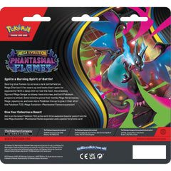 Pokémon Mega Evolutions Phantasmal Flames Mega Gengar ex rising shadow supports collection and display.