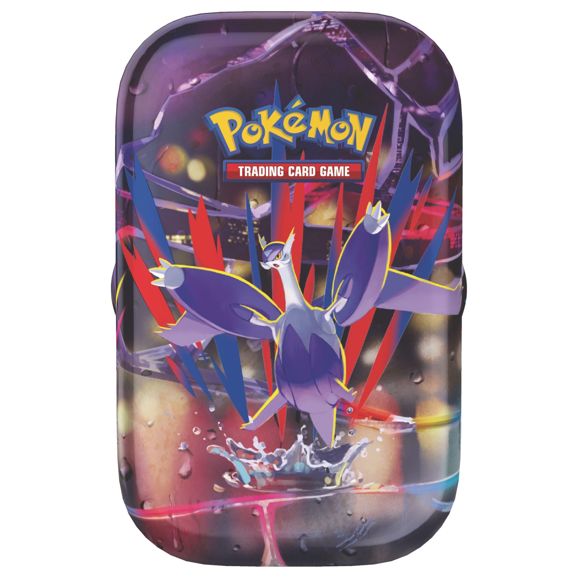 Pokemon Mega Heroes Mini Tin sticker sheet, perfect for customizing your collection