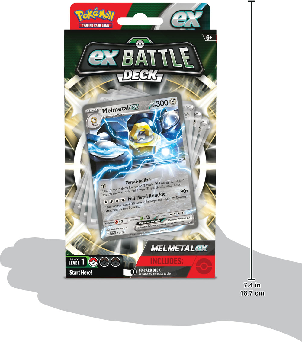 Online code card to play Melmetal ex Battle Deck digitally.