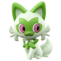 Pokemon Moncolle MS03 Sprigatito official figure with crisp sculpt and authentic look for display.
