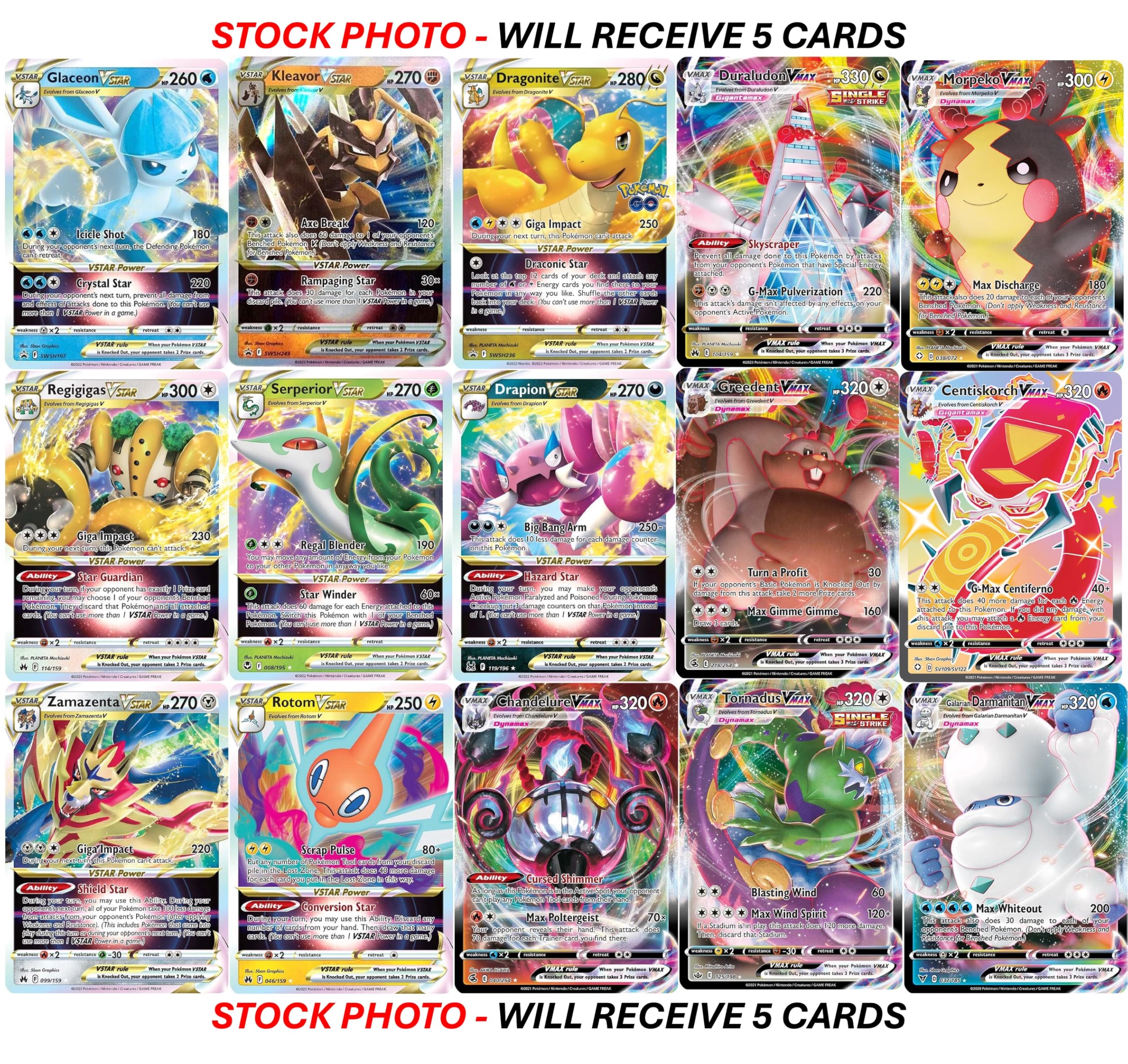 Pokemon non-duplicate selection in a polished bundle, perfect for collectors.
