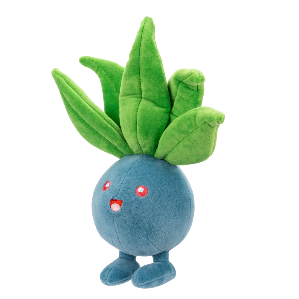 Pokémon Oddish plush 20cm, close-up of soft fur, cuddly companion