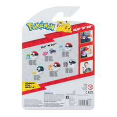 Officially licensed Pokémon Clip N Go product for safe, durable adventures.