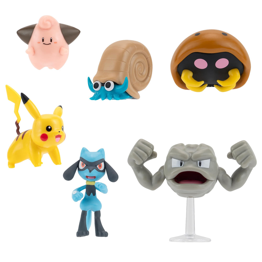 Pokémon Pack 6 Battle Figures: Pikachu in dynamic pose for imaginative play.