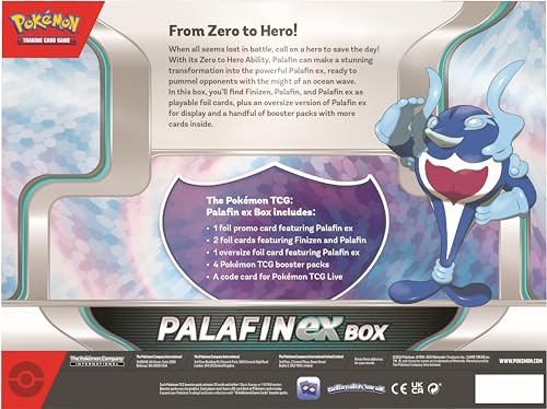 Pokemon Palafin ex oversize display card showcases standout artwork for collection