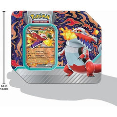 Pokemon Paldea Partners Tin booster packs shown, expanding your collection with multiple new cards