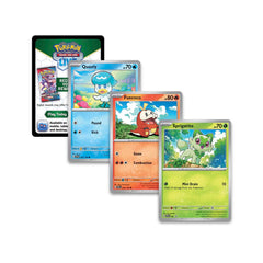 Pokémon Paldea Quaxly foil promo card for exciting battles.