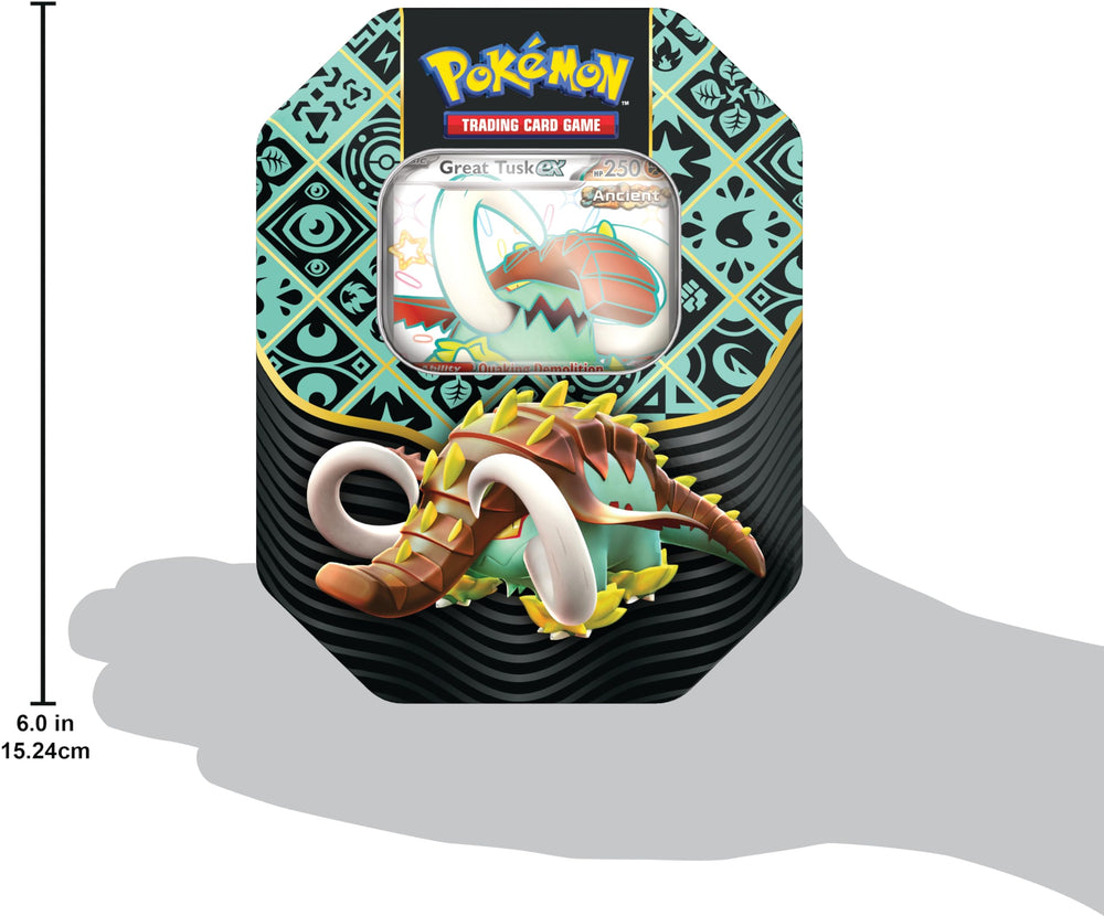 Pokémon Paldean Fates ex foil promo Great Tusk ex card adds rarity and flair.