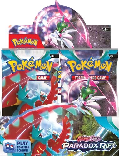Pokemon Paradox Rift booster pack side view showing pack design and energy symbol