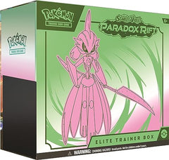 Pokémon Paradox Rift ETB booster packs ready for deck building and thrill