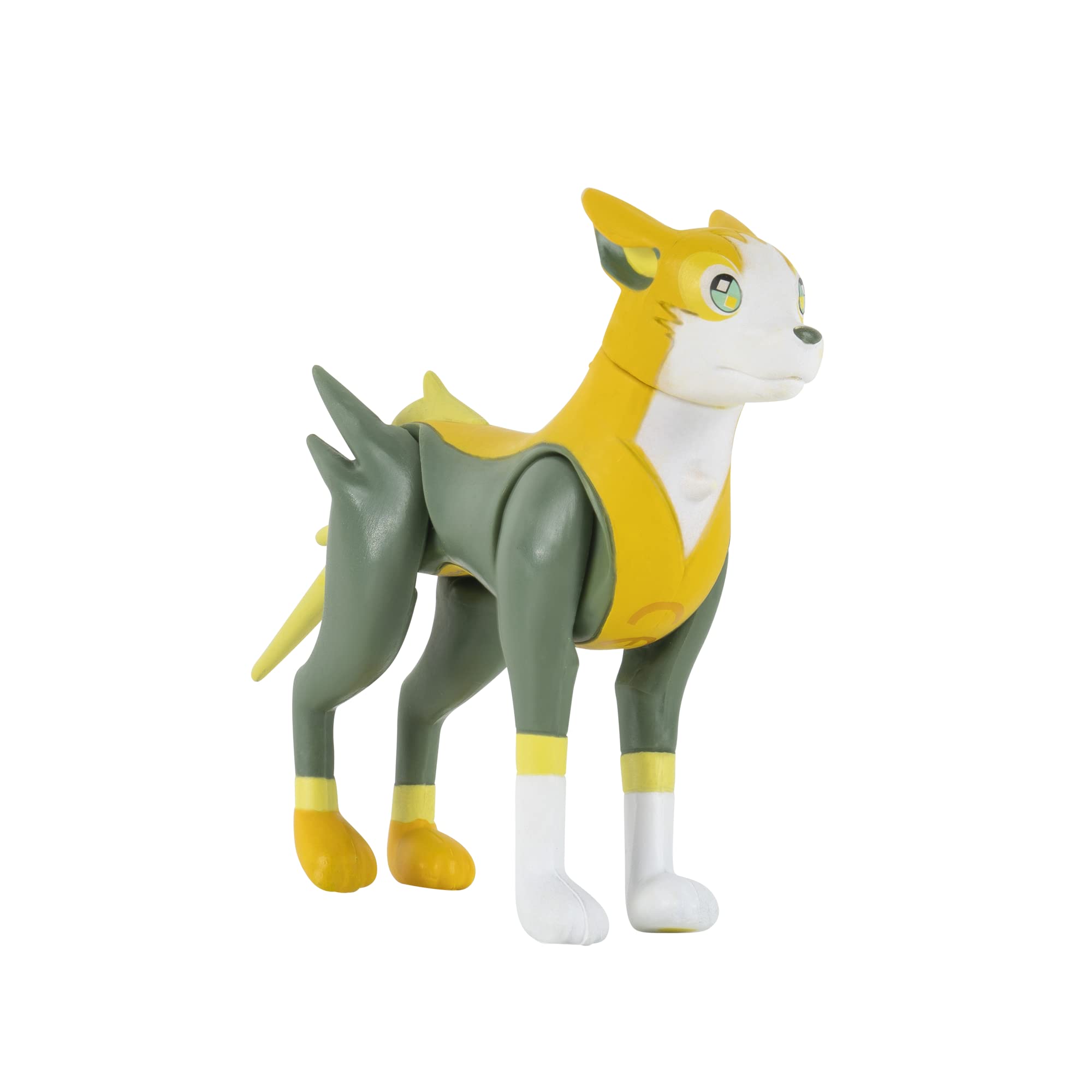 Pokémon PKW0180 Boltund 3-inch figure with articulated limbs for dynamic poses.