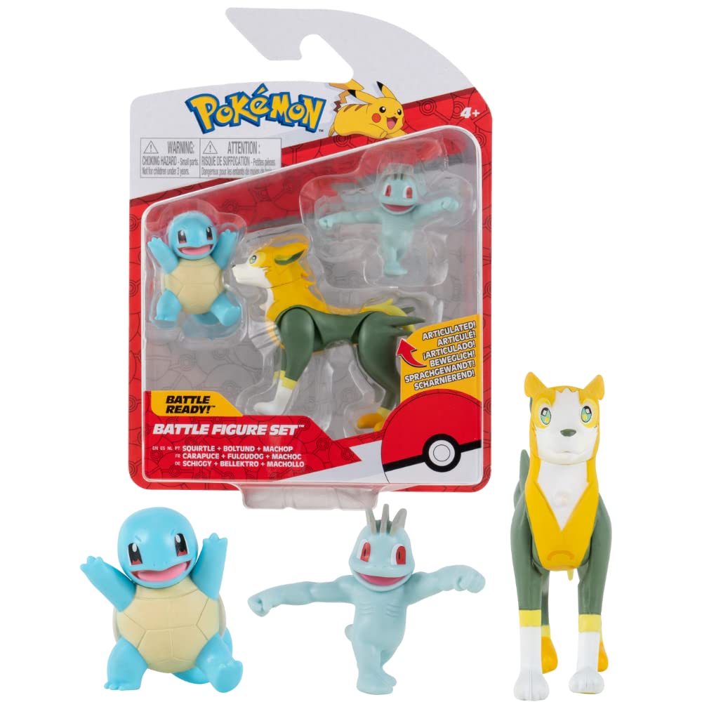 Pokémon PKW0180 Squirtle 2-inch figure for display and imaginative water battles.