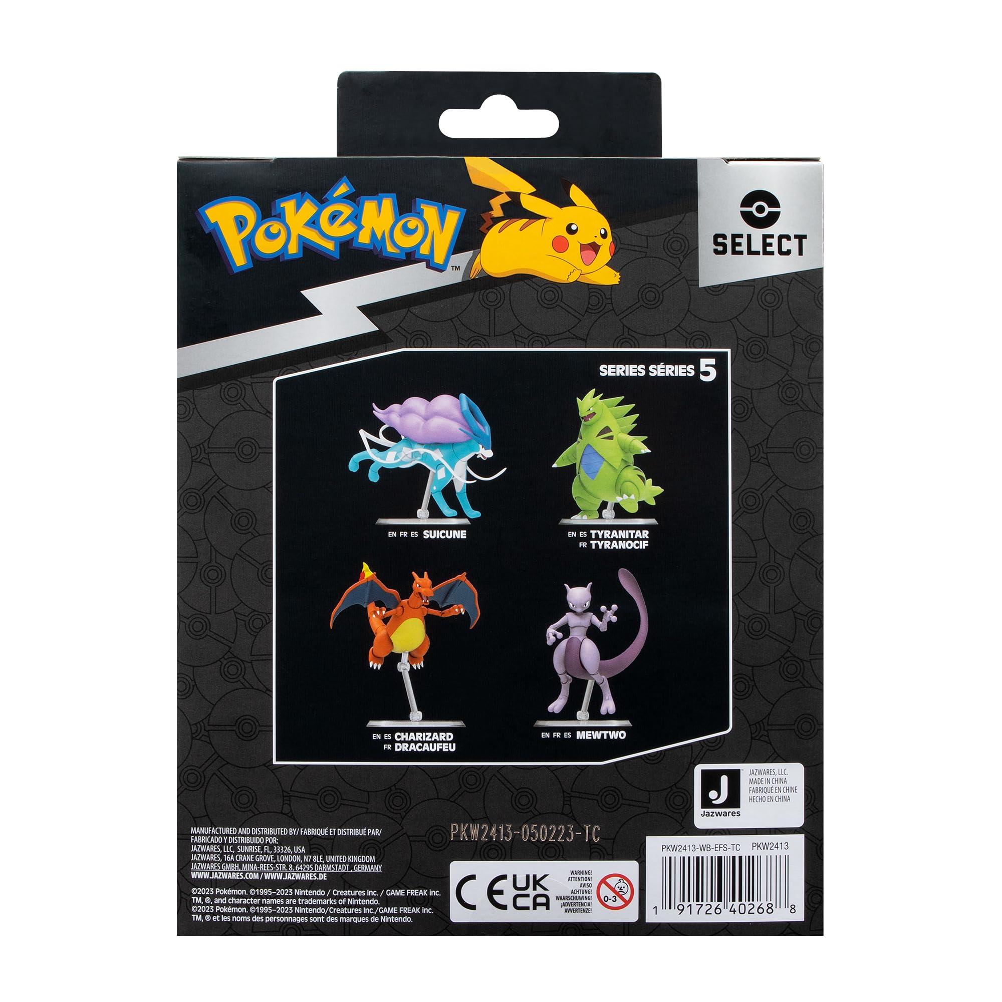 Pokémon PKW2413 Despotar official Jazwares license information