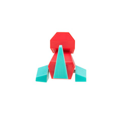 Pokémon PKW3004 Porygon texture detail for collectible realism.