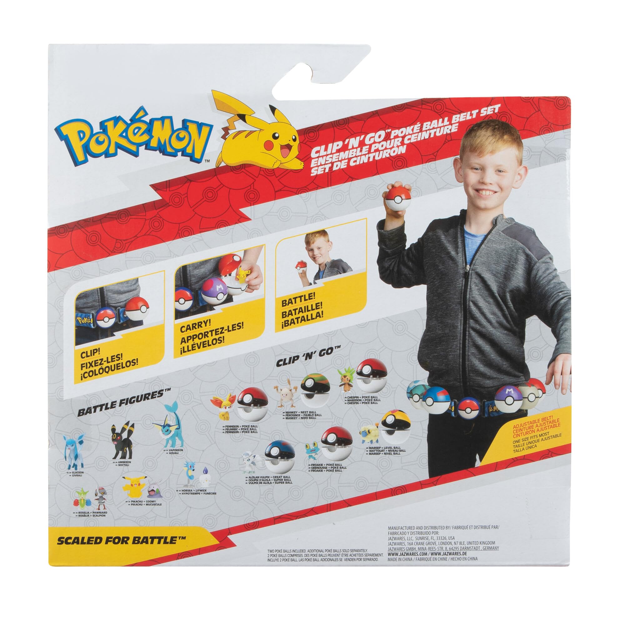 Pokemon PKW3161 Official Jazwares licensed collectible product.
