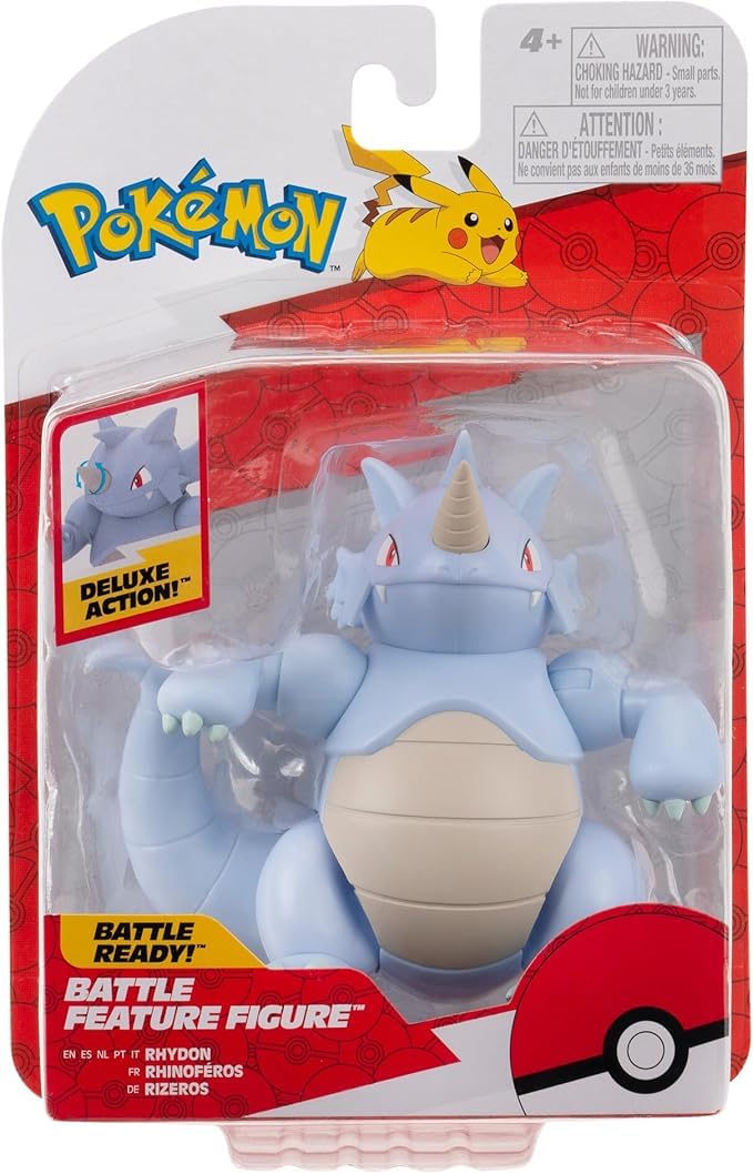 Pokémon PKW3418 Battle Feature Figure, display-worthy and versatile for stories.