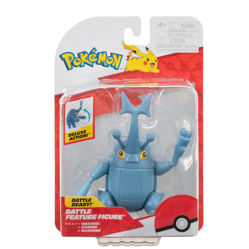 Pokémon PKW3420 Scaraborn battle figure side view with movable joints