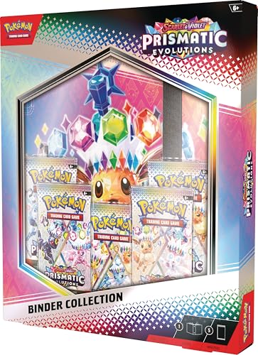 Pokemon Prismatic Evolutions glittering gems for eye-catching display and trade value.