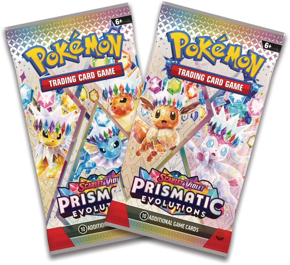 Pokémon Prismatic Evolutions Eevee coin included with the tin