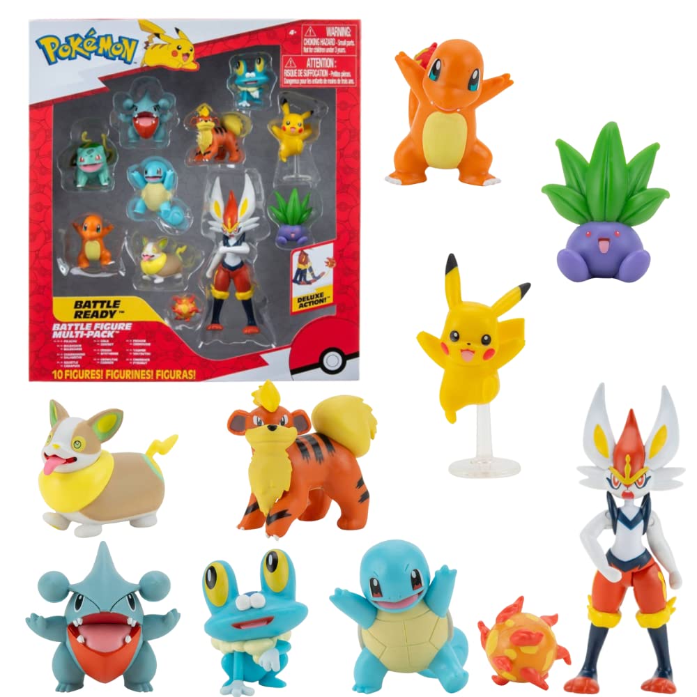 Pokémon Proxy Battle Figure 10 Pack cover shows ten battle-ready figures for fans.